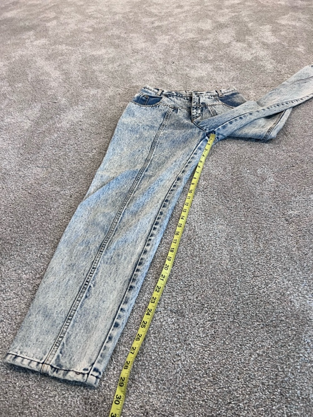 P.S. Gitano Vintage VTG Women’s Jeans Size 12 Acid Wash High Waist Pants Rare - Picture 6 of 16